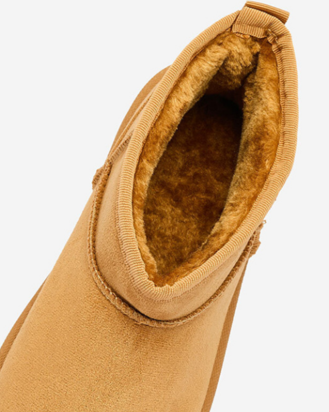 Bottines camel fourrées