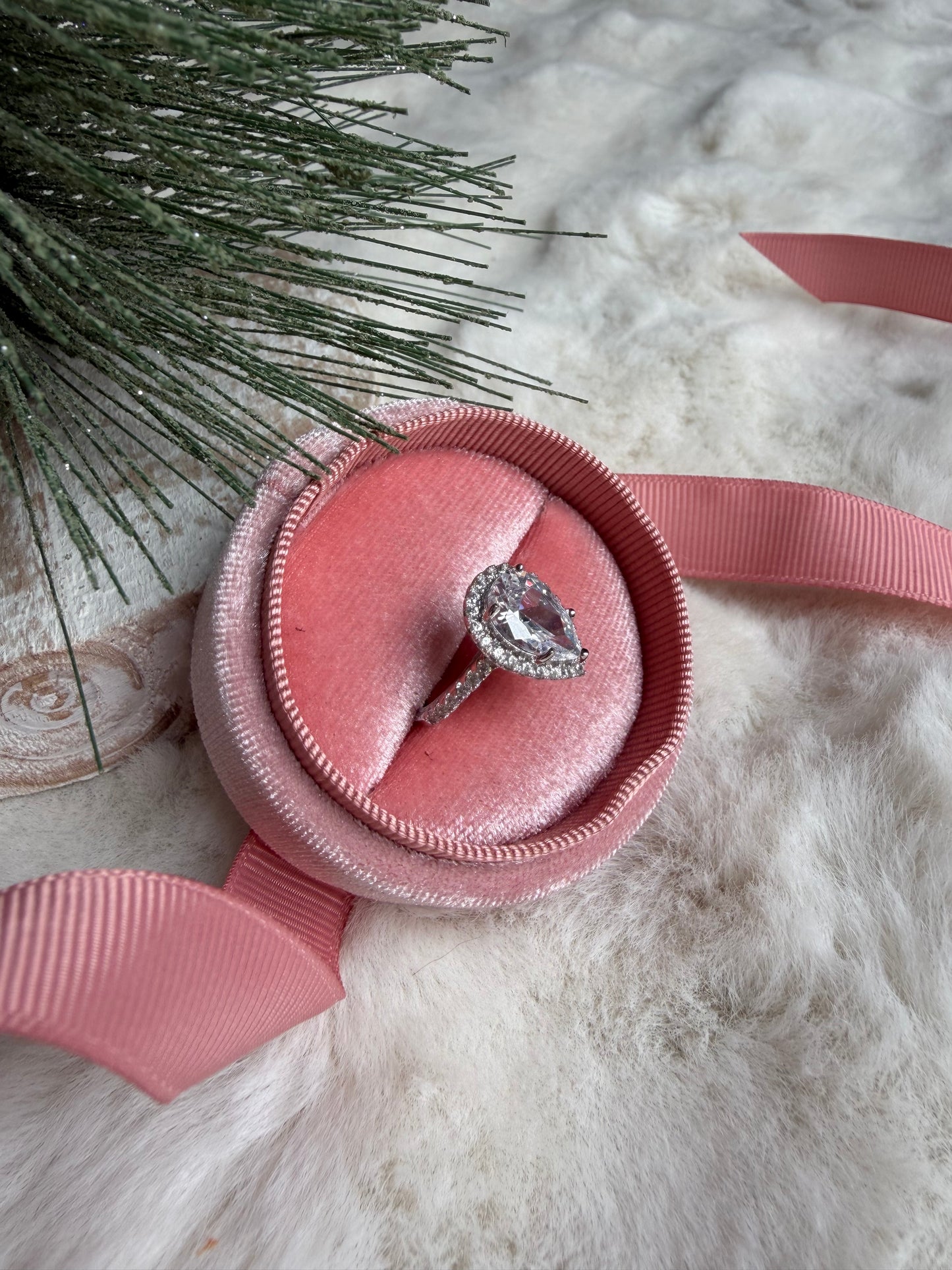 Bague Goutte d’Amour , pur argent 925