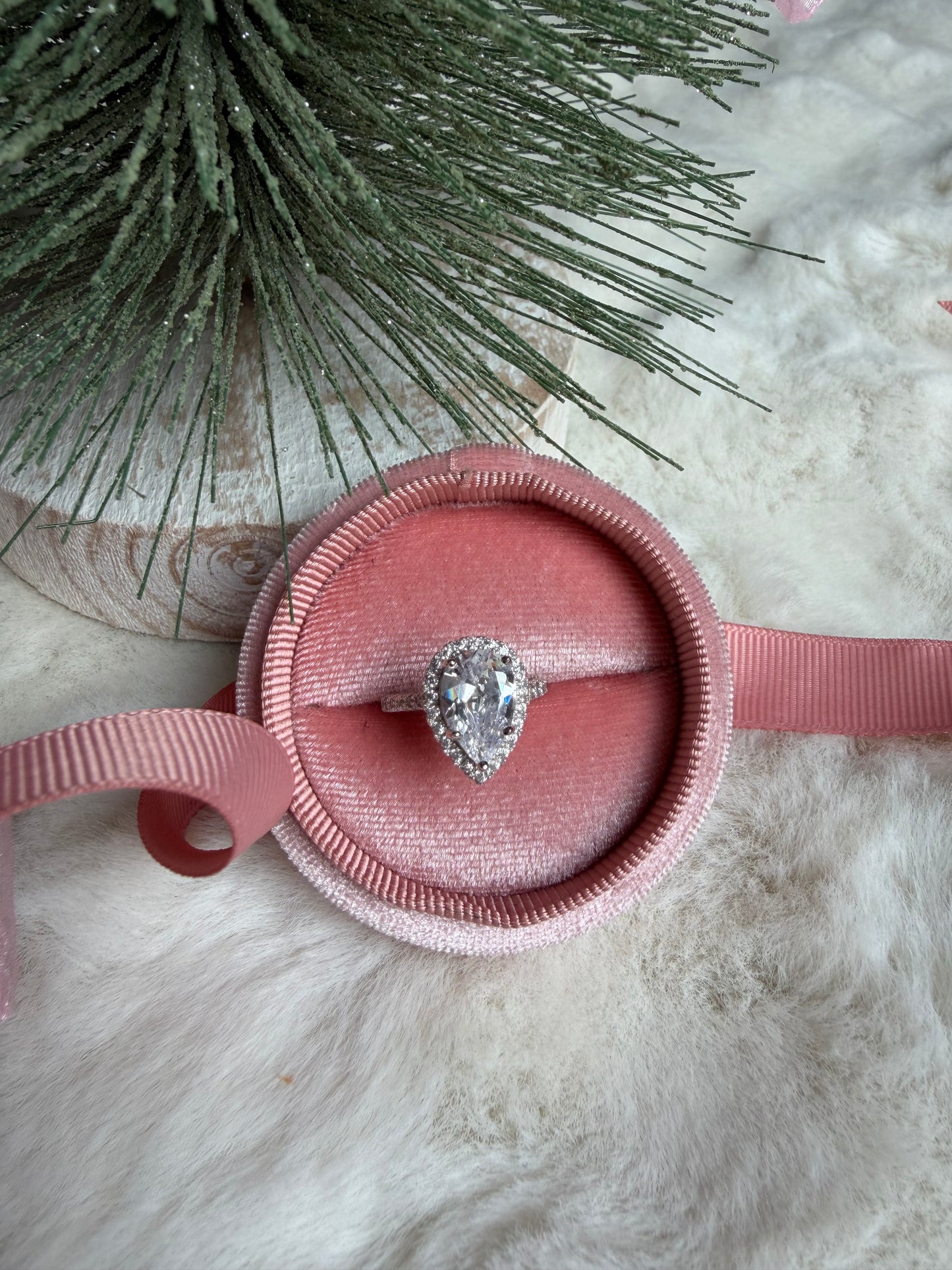 Bague Goutte d’Amour , pur argent 925